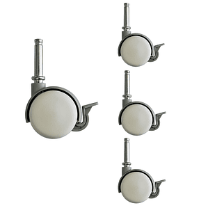 Pack 4 Ruedas Diván Vastago 0.93 Cm Para Cama Nido Cic