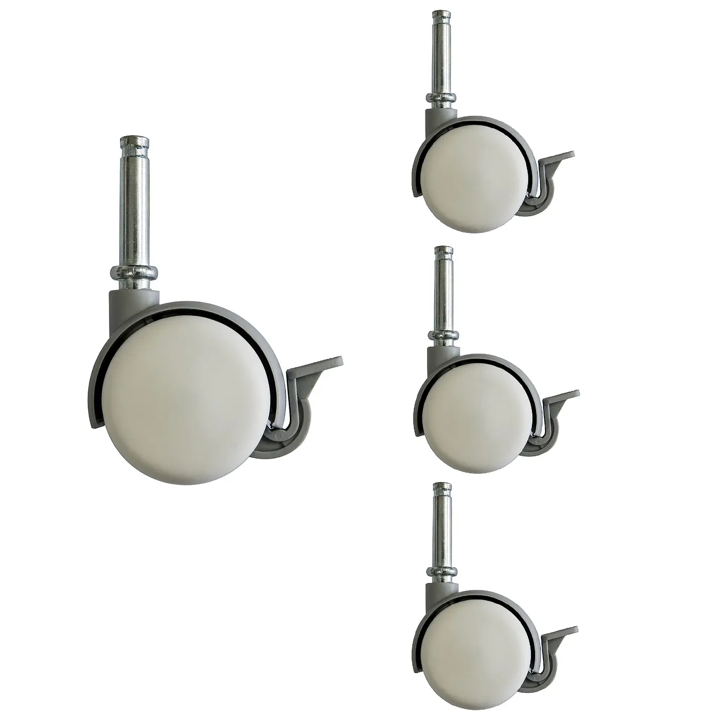 Pack 4 Ruedas Diván Vastago 0.93 Cm Para Cama Nido Cic 1