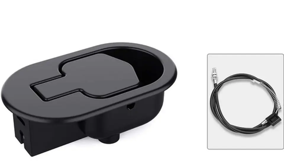 Palanca Metálica Para Sillón Reclinable Tipo Berger + Cable 1