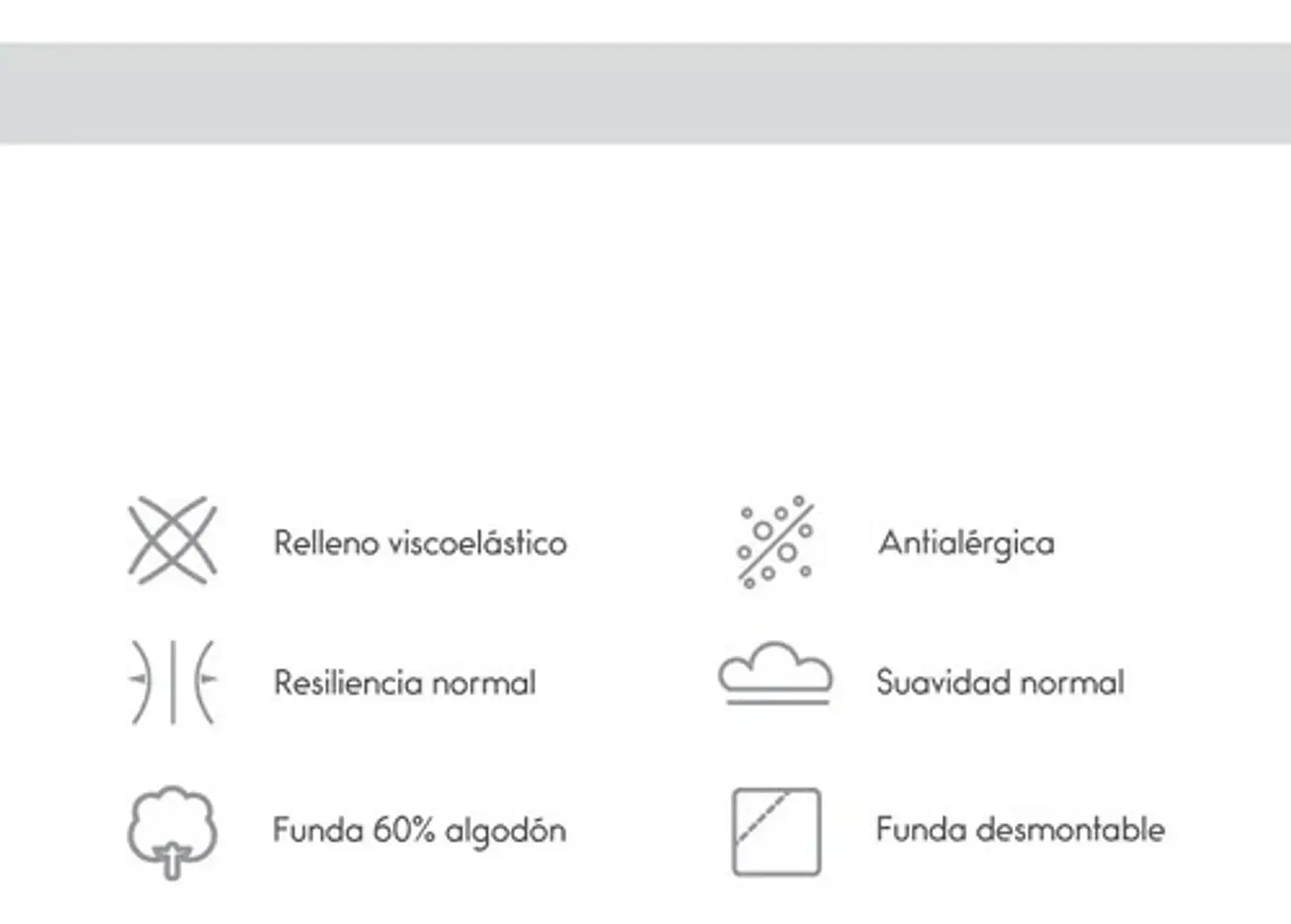 Pack 2 Almohadas Viscoelasticas Rosen Memory Max Basic King  4