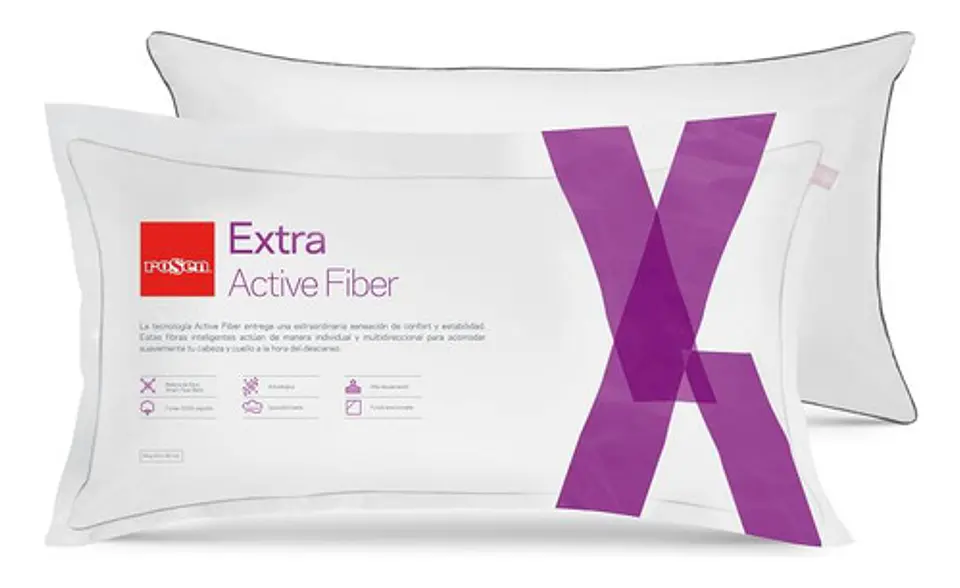 Almohada Rosen Extra Active Fiber 50 X 90 King 1