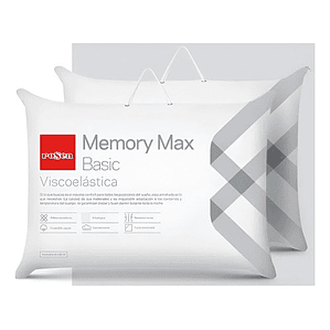  Pack de 2 Almohadas Viscoelasticas Rosen Memory Max Basic Americana