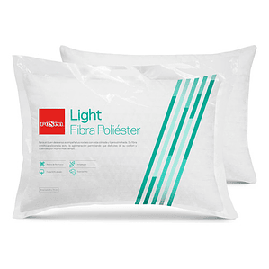 Pack 2 Almohadas Rosen Ligth - Tamaño King De 50 X 90 Cm