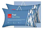 Pack 2 Almohadas Feel Microfibra King 50 X 90 cm - Rosen - Miniatura 1
