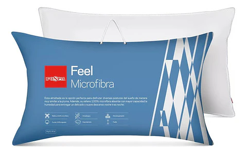 Pack 2 Almohadas Feel Microfibra King 50 X 90 cm - Rosen
