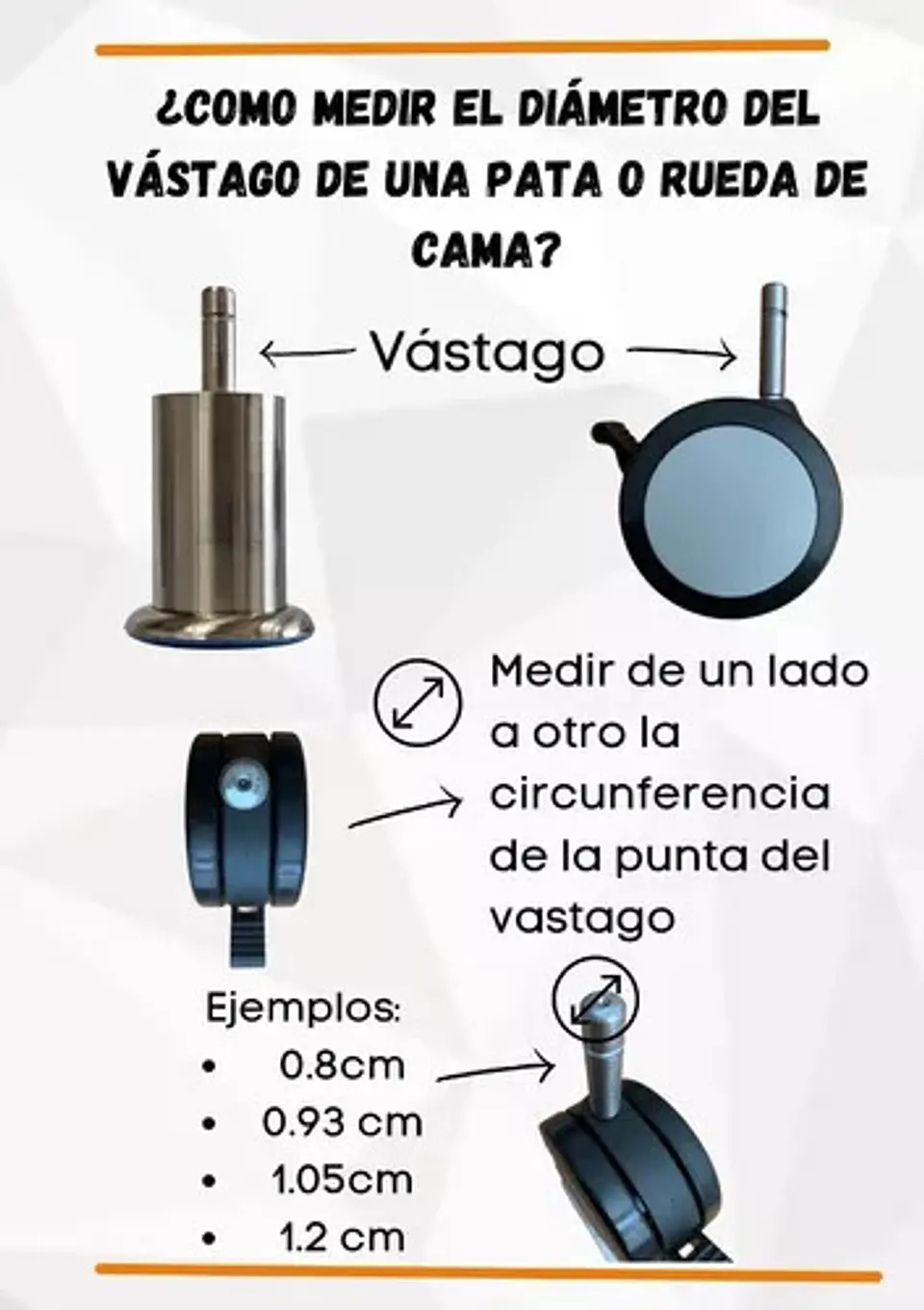 Ruedas Para Camas Rosen Y Cic - Pack De 4 Ruedas Logo 3