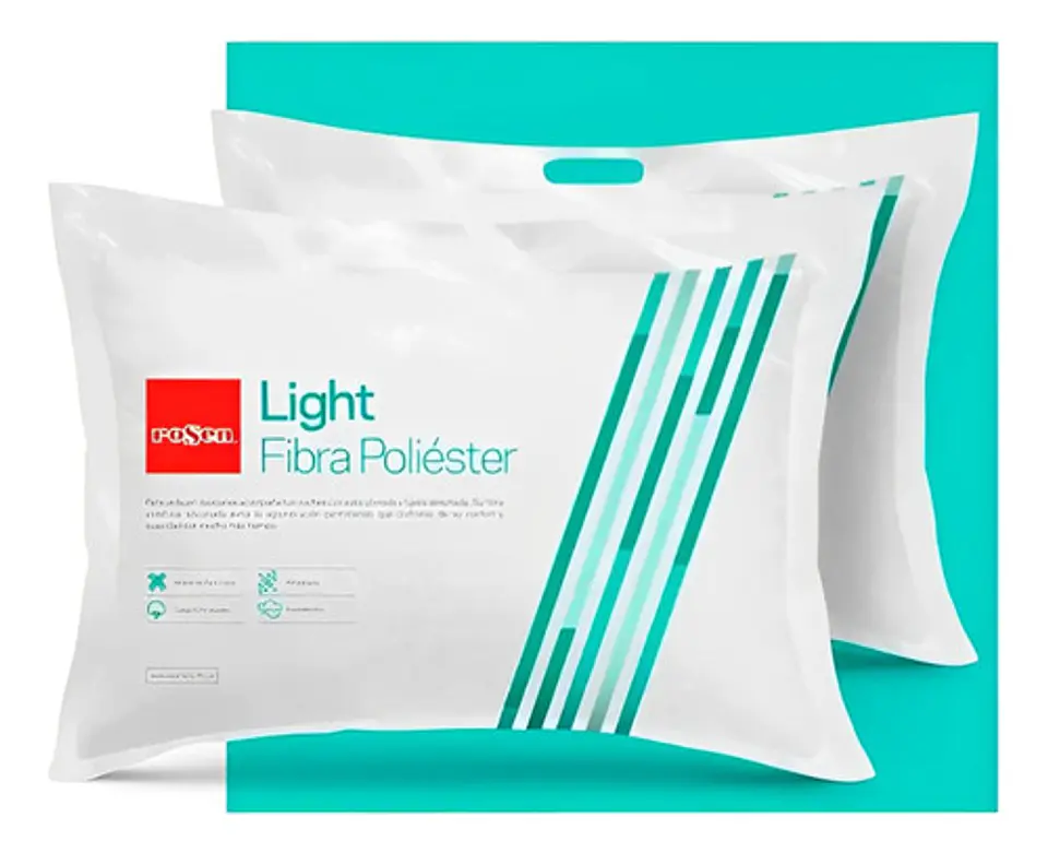Pack 2 Almohadas Light Americana 50 X 70 Cm - Rosen 1