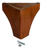  Pata Para Cama Europea. Tipo L  Ancho 16.5 Cm - Miniatura 1