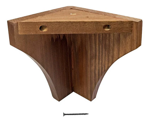  Pata Para Cama Europea. Tipo L  Ancho 16.5 Cm
