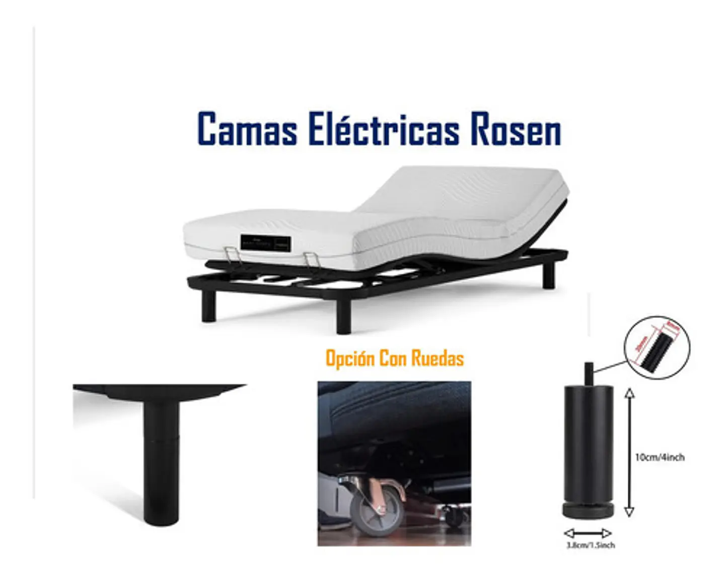 Ruedas Para Camas Eléctricas Clínicas Rosen 3