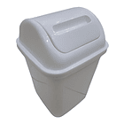 Pack 4 Basureros Plásticos De 10 Litros  Basurero Para Baño 4