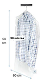 Bolsa Plástica Gruesa 60x90 Cm Transparente - 10 Unidades - thumbnail 2