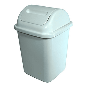 Basurero Plástico De 10 Litros - Basurero Para Baño O Cocina