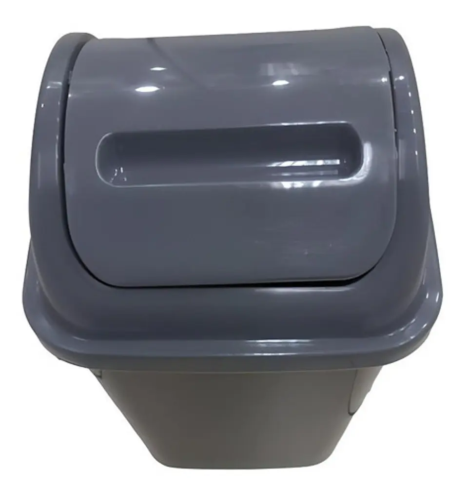 Basurero Plástico De 10 Litros - Basurero Para Baño O Cocina 5