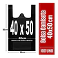 Bolsas Plásticas Tipo Camiseta - 40x50 - 100 Unidades - Miniatura 1