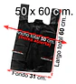Bolsas Plásticas Tipo Camiseta - 50x60 - 100 Unidades. - thumbnail 1