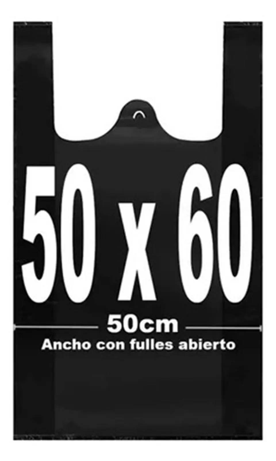 Bolsas Plásticas Tipo Camiseta - 50x60 - 100 Unidades. 2