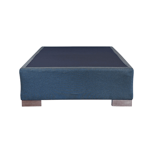 Base De Cama 1 Plaza Box 30 cm / Patas De Madera