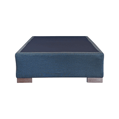 Base De Cama 1.5 Plaza Box 30 cm / Patas De Madera