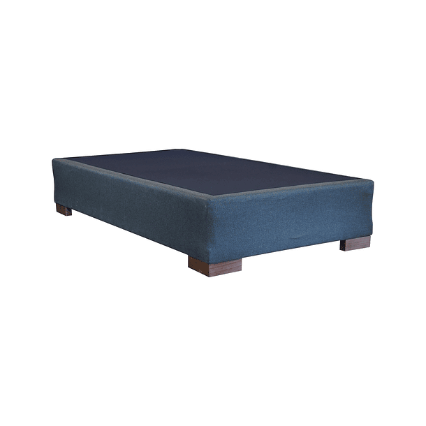 Base De Cama 1.5 Plaza Box 30 cm / Patas De Madera 2