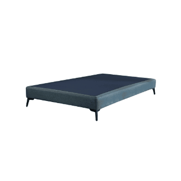 Base de Cama 1.5 Plaza Box 8 cm / Con Patas Metalicas y/o Satinada 2