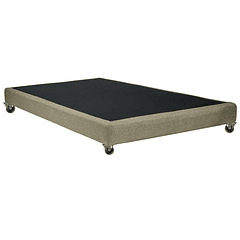 Base De Cama 1.5 Plaza Box 13 cm / Dif. Ruedas (Colores)