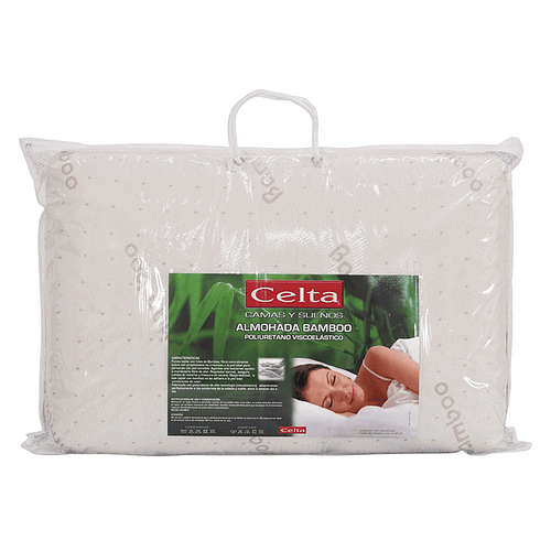 Pack 2 Almohadas Celta Bamboo Viscoelástica 60x40 Cm