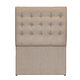 Respaldo De Cama De 1.5 Plaza (Beige)