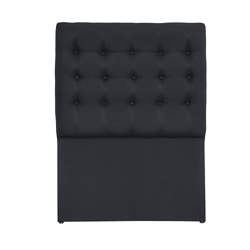 Respaldo De Cama De 1.5 Plaza (Negro)