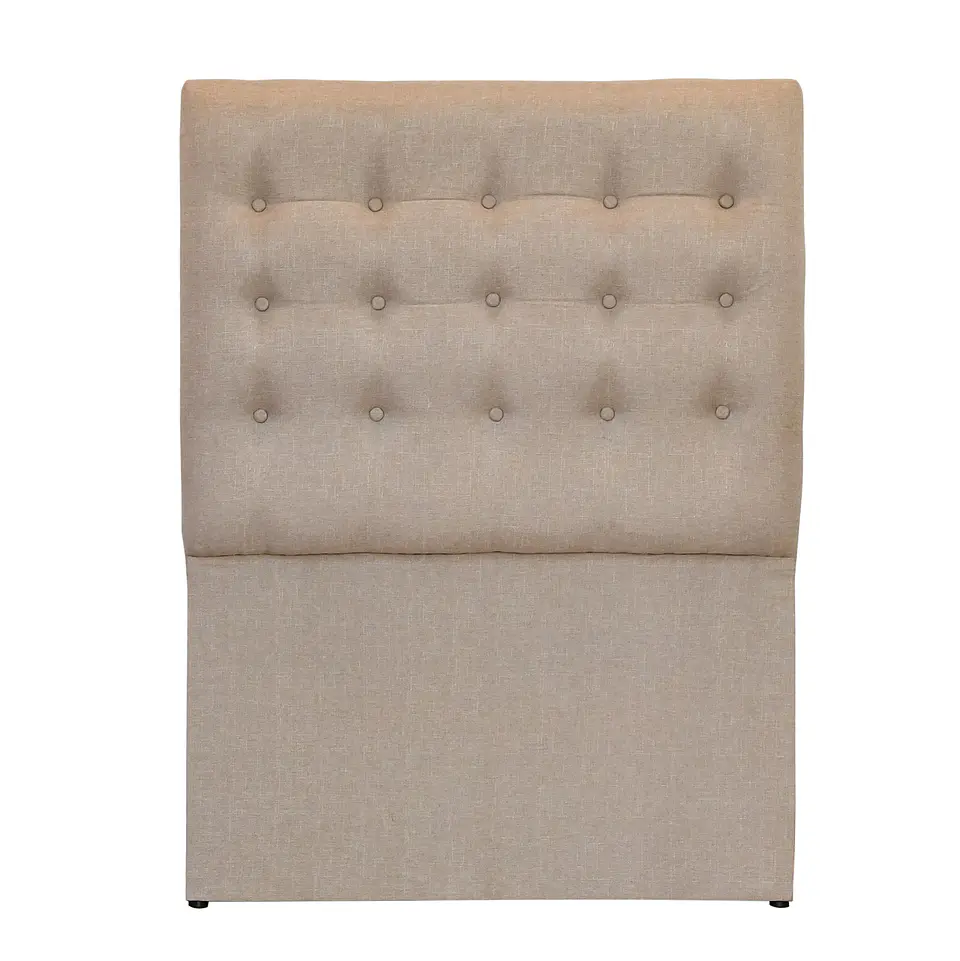 Respaldo De Cama Full - Sin Retorno / Botonne Basico (Beige) 3