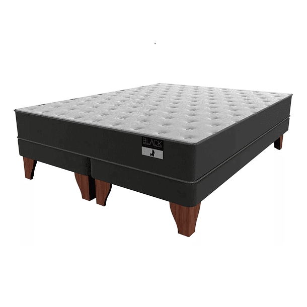 Cama 2 plaza modelo Black largo 200 cm 1