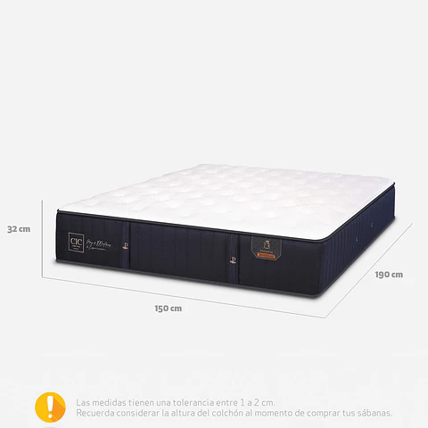 Colchón Super King Modelo Premium CIC / 200 x 200 cm