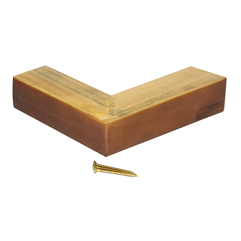 Kit 4 Unidades Pata Para Sillón o base europea Tipo L 4,5 Cm Altura 