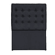 Respaldo De Cama De 1.5 Plaza (Negro)