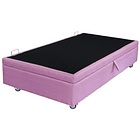 Cama Baul Full + Colchon Premium CIC / Con Ruedas (Rosa) 9