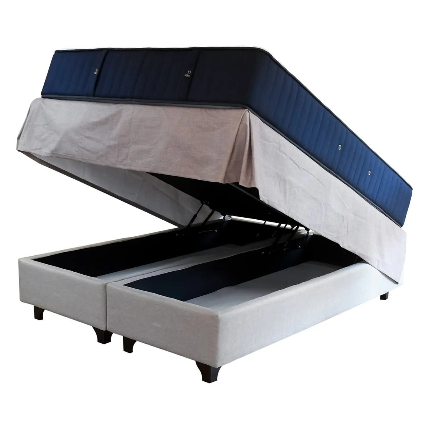 Faldon de Cama 2 Plazas - Arena (Para Protección de Mascotas) 4