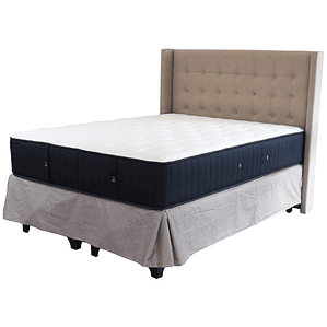 Faldon de Cama King - Arena (Para Protección de Mascotas)