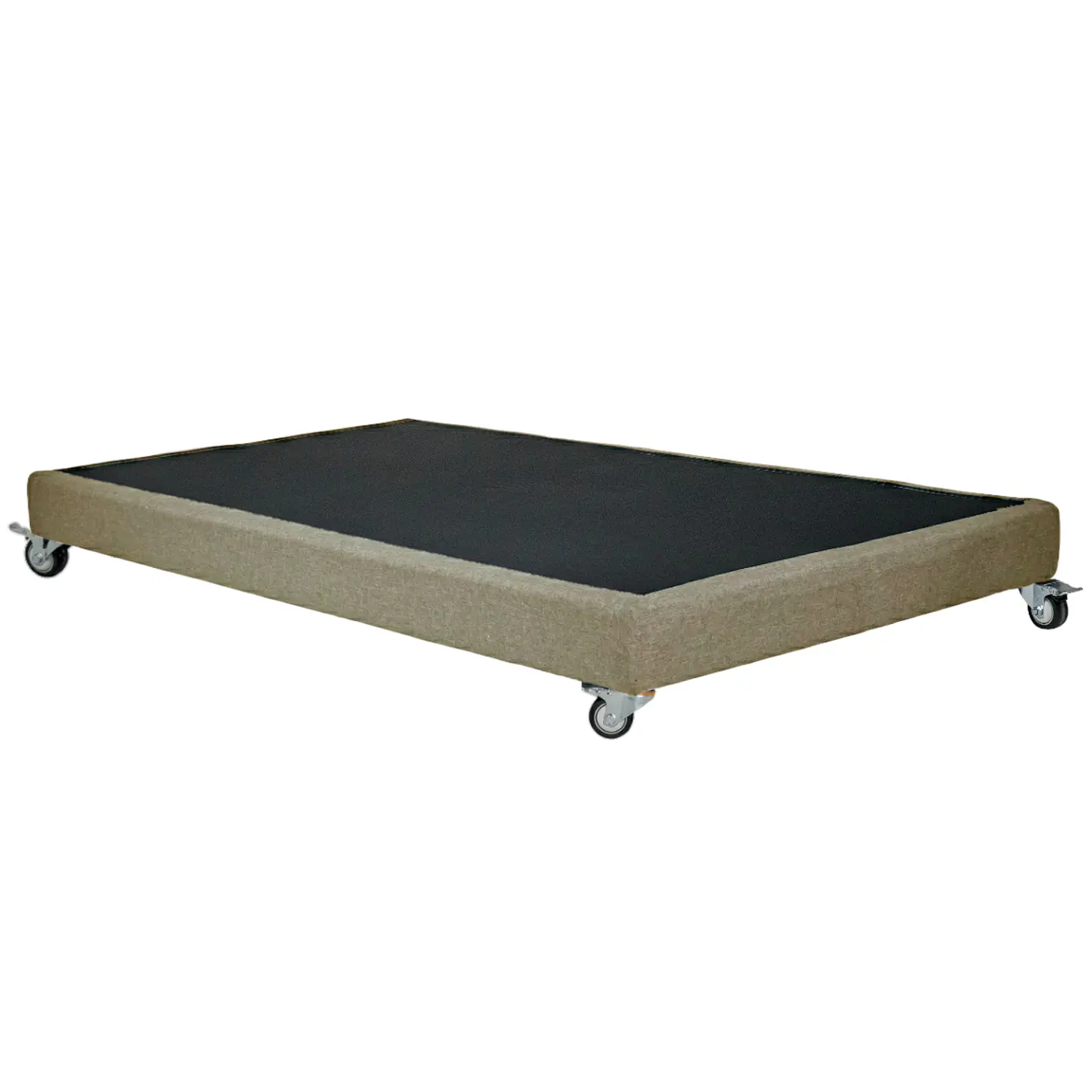 Base De Cama 1 Plaza Box 13 cm / Dif. Ruedas (Beige) 4