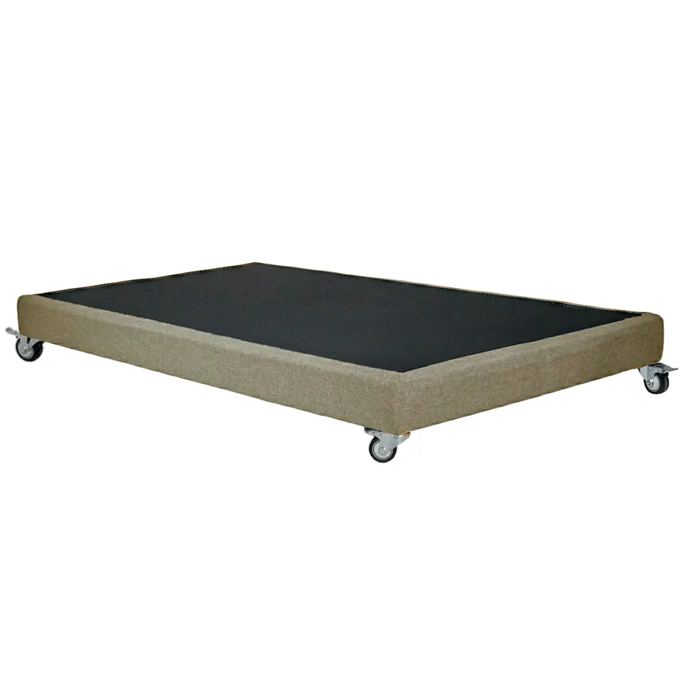 Base De Cama 1 Plaza Box 13 cm / Dif. Ruedas (Beige) 4