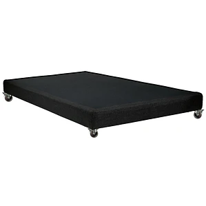Base De Cama 1 Plaza Box 13 cm / Dif. Ruedas (Negro)