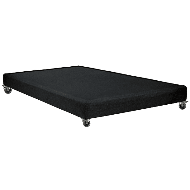 Base De Cama 1 Plaza Box 13 cm / Dif. Ruedas (Negro) 1