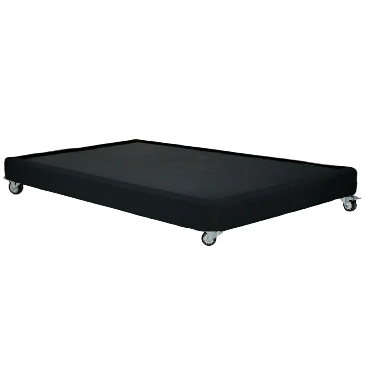 Base De Cama 1 Plaza Box 13 cm / Dif. Ruedas (Negro) 4