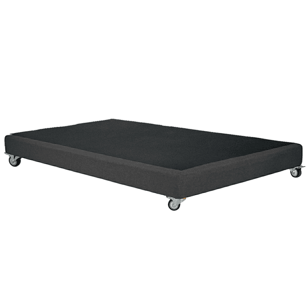 Base De Cama Full Box 13 cm / Dif. Ruedas (Gris Oscuro) 4