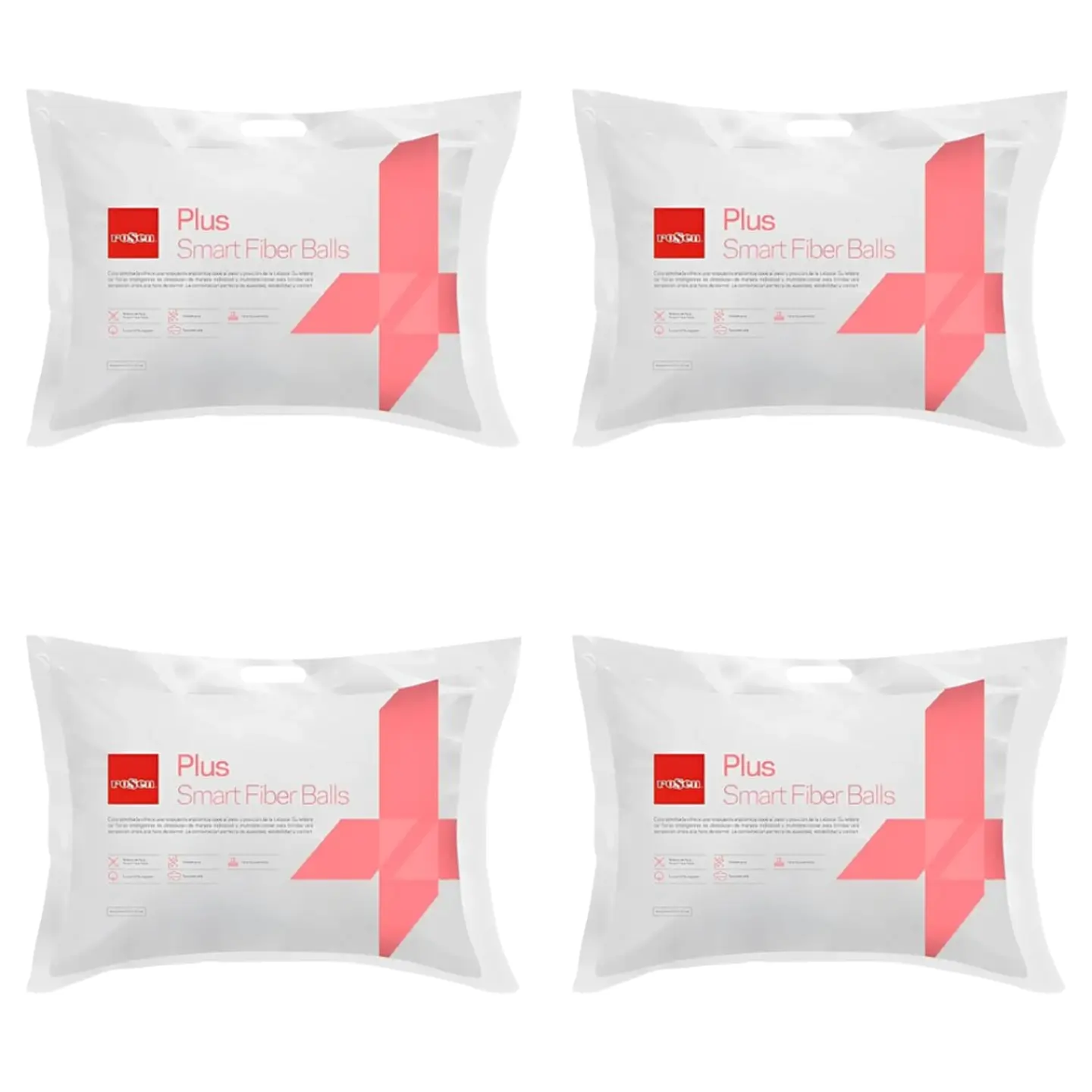 Pack 4 Almohadas Rosen Plus Americana 50 X 70 Cm 1