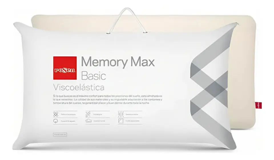 Pack 4 Almohadas Viscoelasticas Rosen Memory Max Basic King 2