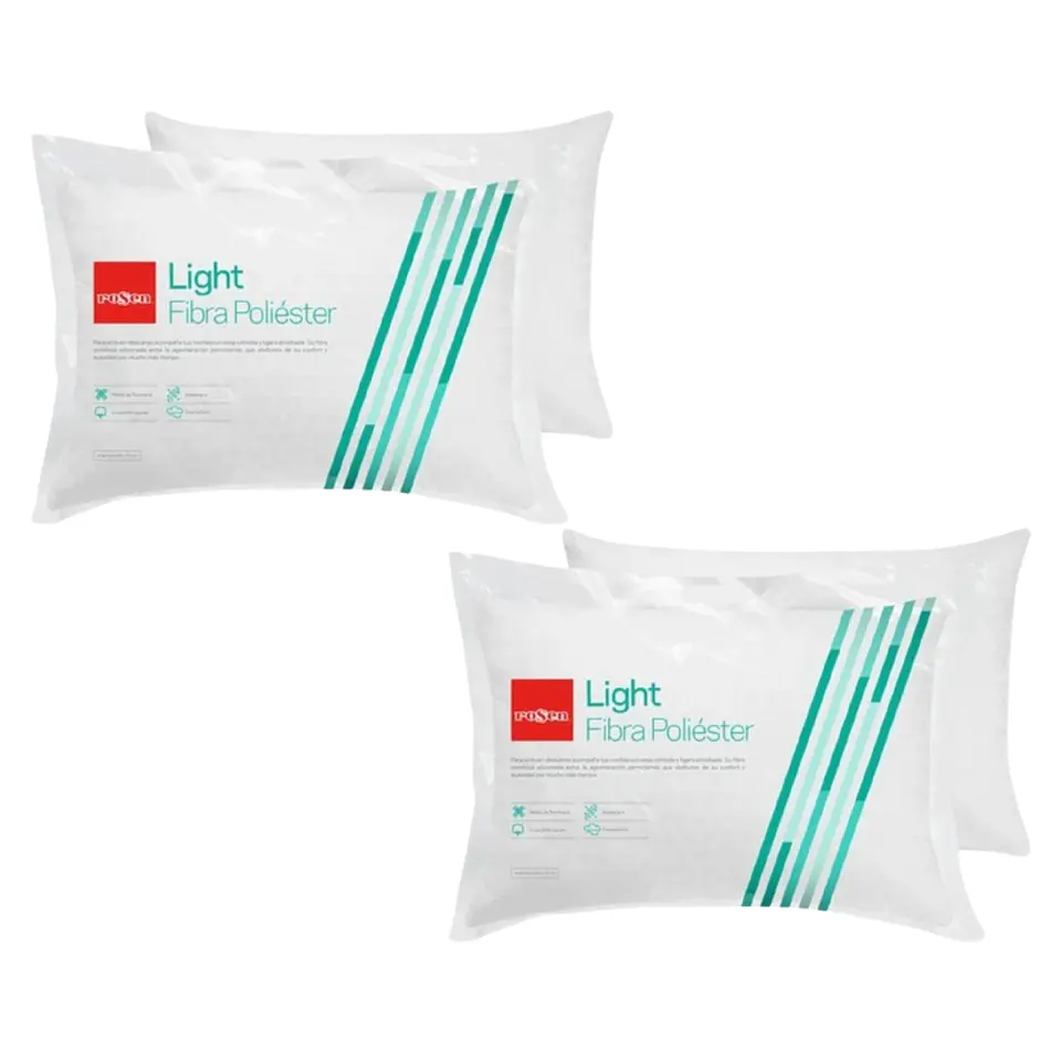 Pack de 4 Almohadas Light 50 x 70 Rosen - Americana 1