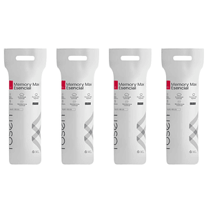 Pack de 4 Almohadas Viscoelásticas Memory Max Esencial king 42x80 Cm