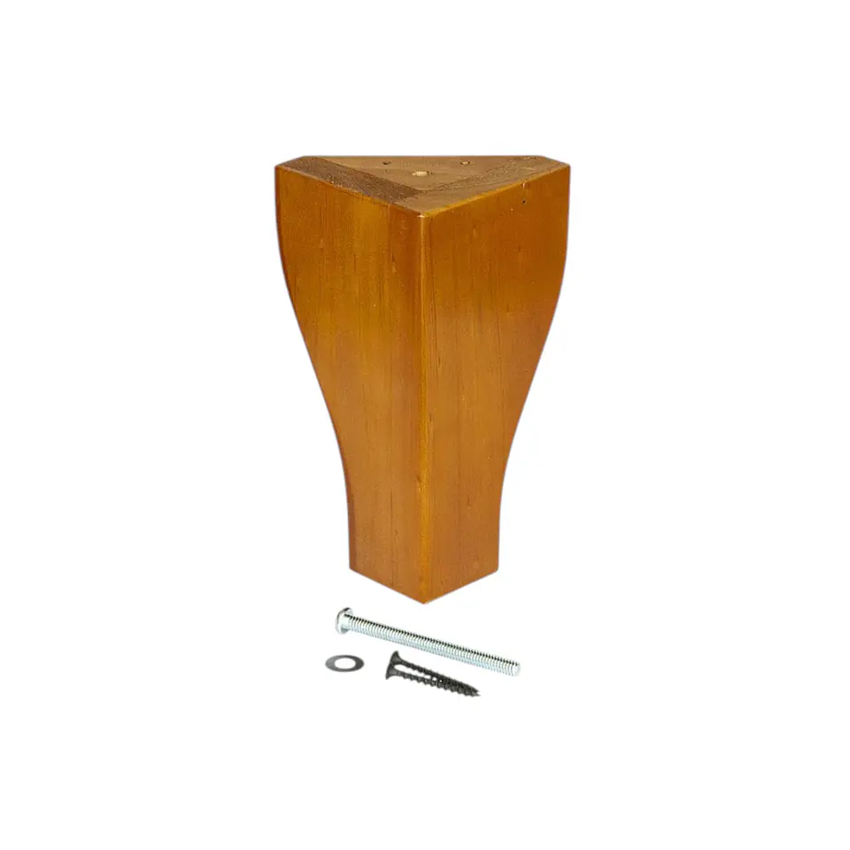 Kit de 4 Patas Universales Para Cama Europea - Miel 19.5 cm 2