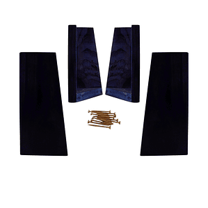 Kit 4 Patas Universales Para Cama Europea - Negro 19.5 cm