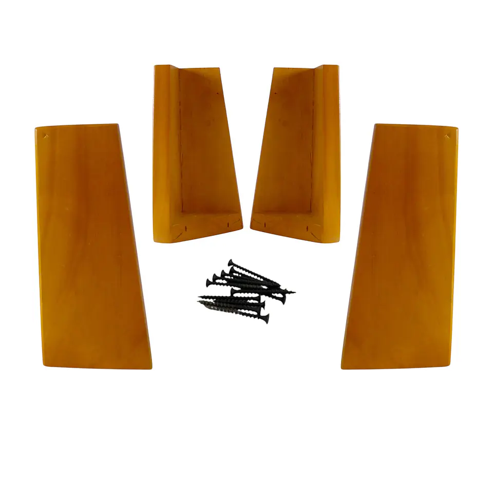 Kit 4 Patas Universales Para Cama Europea - Miel 19.5 cm 6